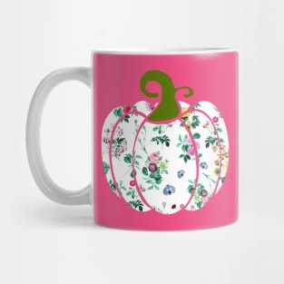 Boho Wildflower Pumpkin Mug